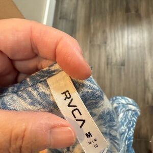 RVCA Blue Patterned Dress